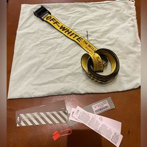 Offwhite industrial belt - never worn - tags included